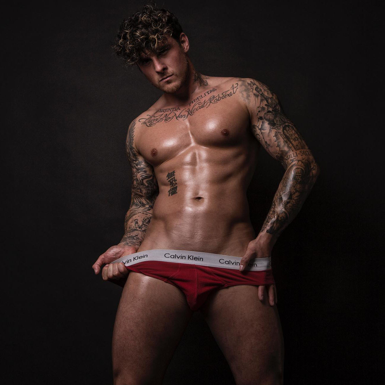 male strippers from the Dreamboys male strip club | Chris Hunter
